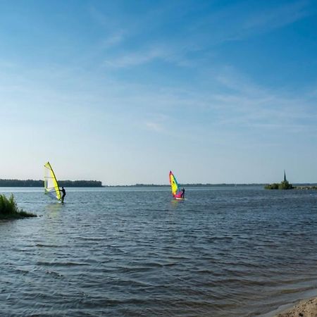 Luxus Cube Meerblick Veluwemeer Am Strand In Erster Reihe Hulshorst Esterno foto