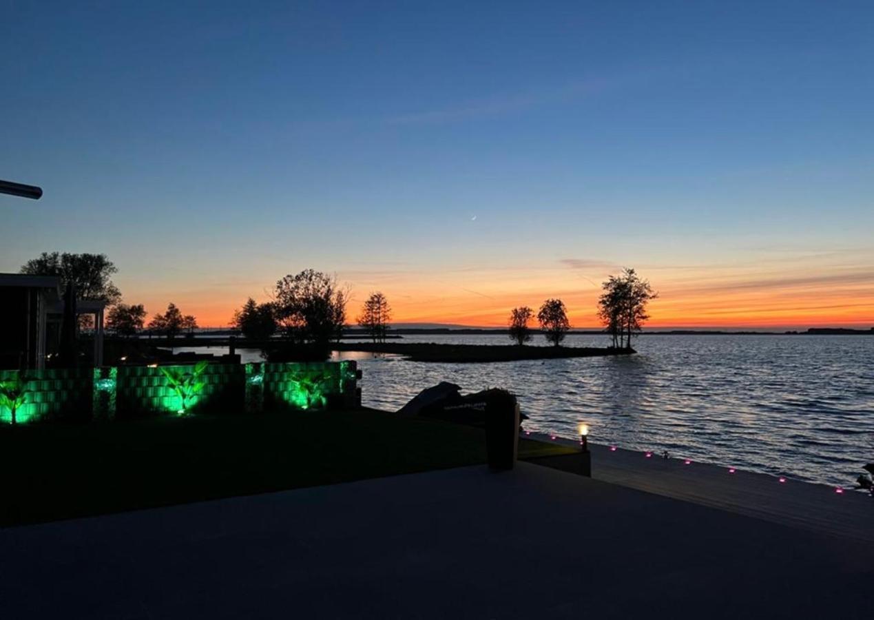 Luxus Cube Meerblick Veluwemeer Am Strand In Erster Reihe Hulshorst Esterno foto