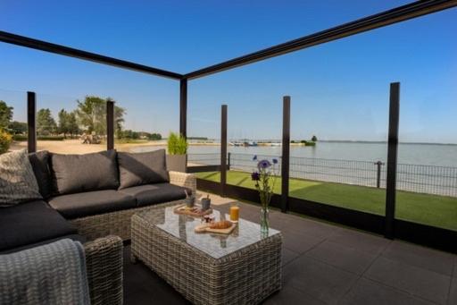 Luxus Cube Meerblick Veluwemeer Am Strand In Erster Reihe Hulshorst Esterno foto