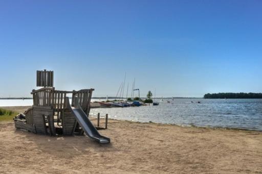 Luxus Cube Meerblick Veluwemeer Am Strand In Erster Reihe Hulshorst Esterno foto